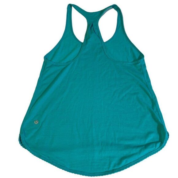 Lululemon Teal Tank Top Size 2 - Picture 2 of 6
